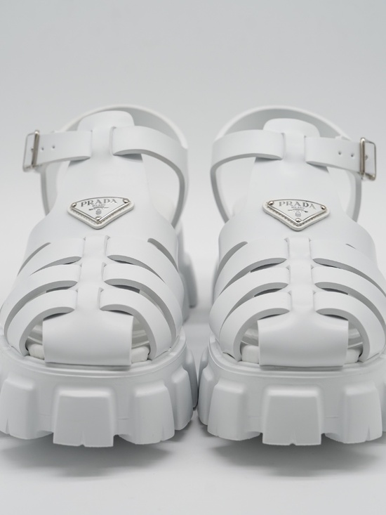 Prada White Fisherman Men\'s Sandals Monolith Rubber size 11uk 12 US main image 10